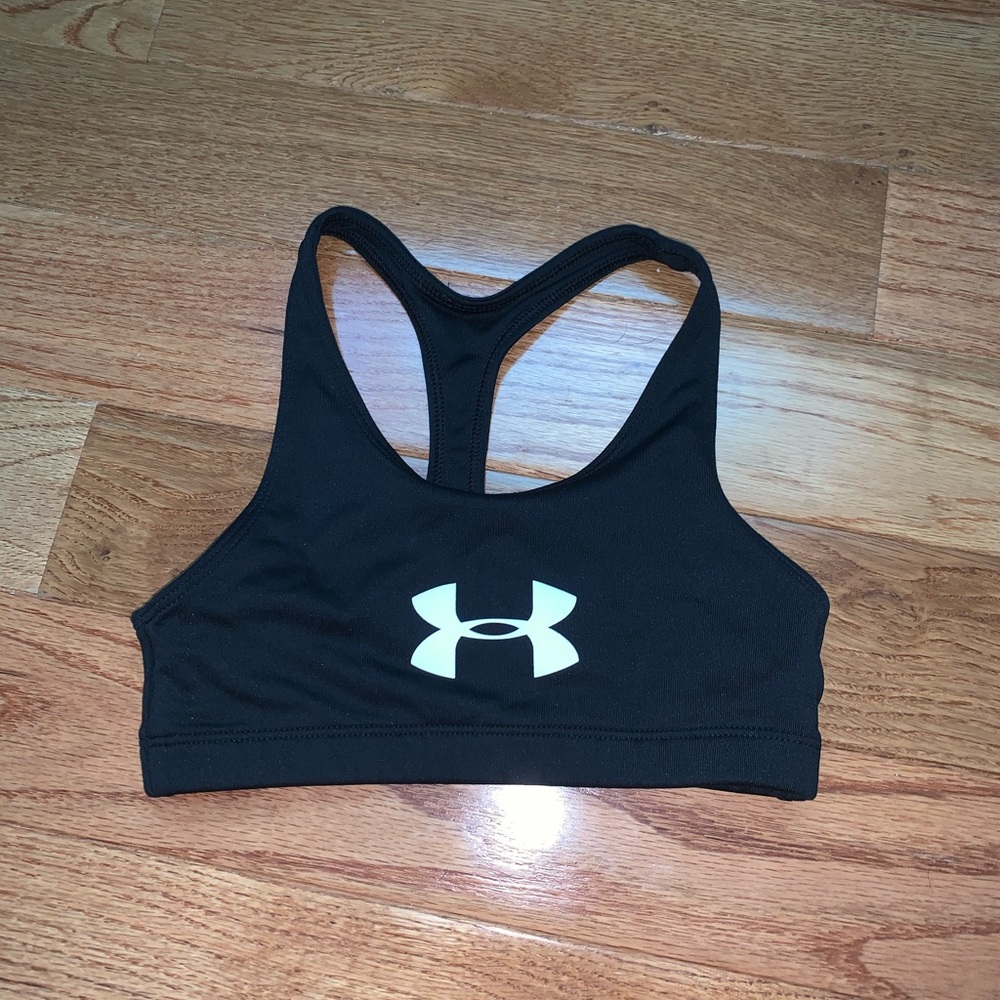 Black Under Armour sports bra